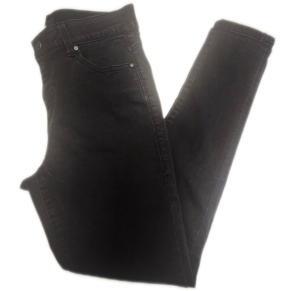 Lularoe Tummy Control High Rise Black Skinny Stretch Jeans, 28